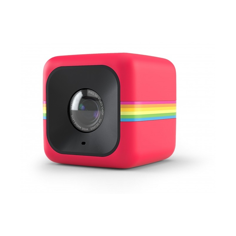 Екшън видеокамера Polaroid Cube HD, Red Екшън видеокамера Polaroid Cube HD, Red