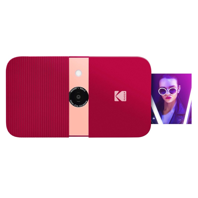 Фотоапарат KODAK SMILE 2x3 Camera червен Фотоапарат KODAK SMILE 2x3 Camera червен