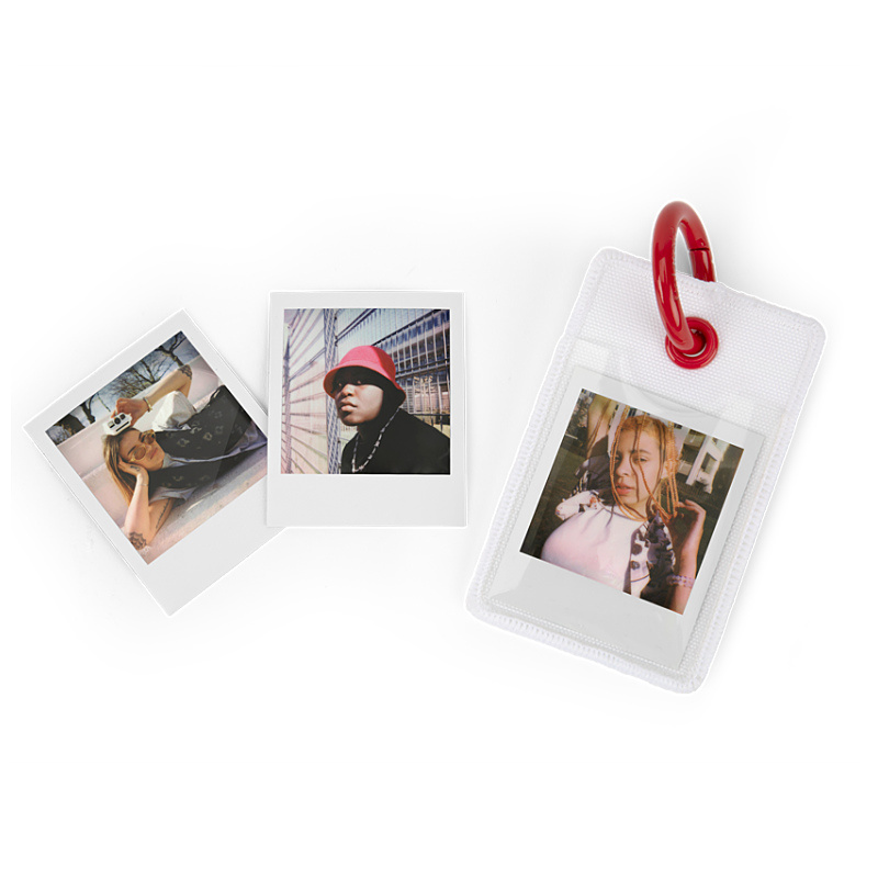 Бадж Polaroid GO photo tag white