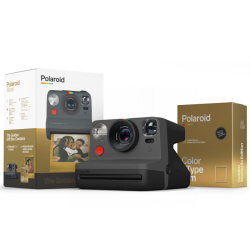 Фотоапарат Polaroid Now Black Everything Box - Golden Moments