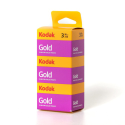 Цветен негативен филм KODAK Gold 200, 135-36, 3 броя