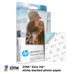 Фотохартия Zink Paper 2x3" за HP Sprocket, 20 броя