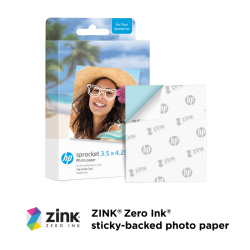 Фотохартия ZINK Paper 3.50 x 4.25 за HP Sprocket, 20 броя