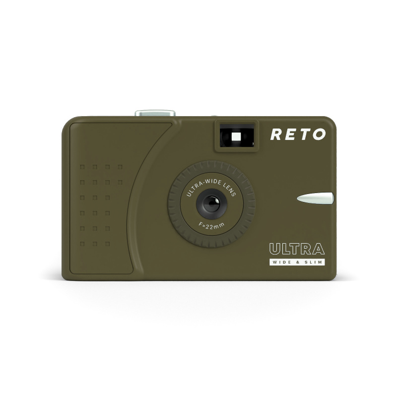 Филмов фотоапарат 35mm RETO Ultra Wide Slim Film Camera Olive