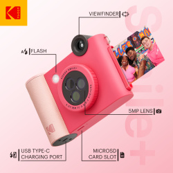 Фотоапарат Kodak Smile+ Camera Fuchsia