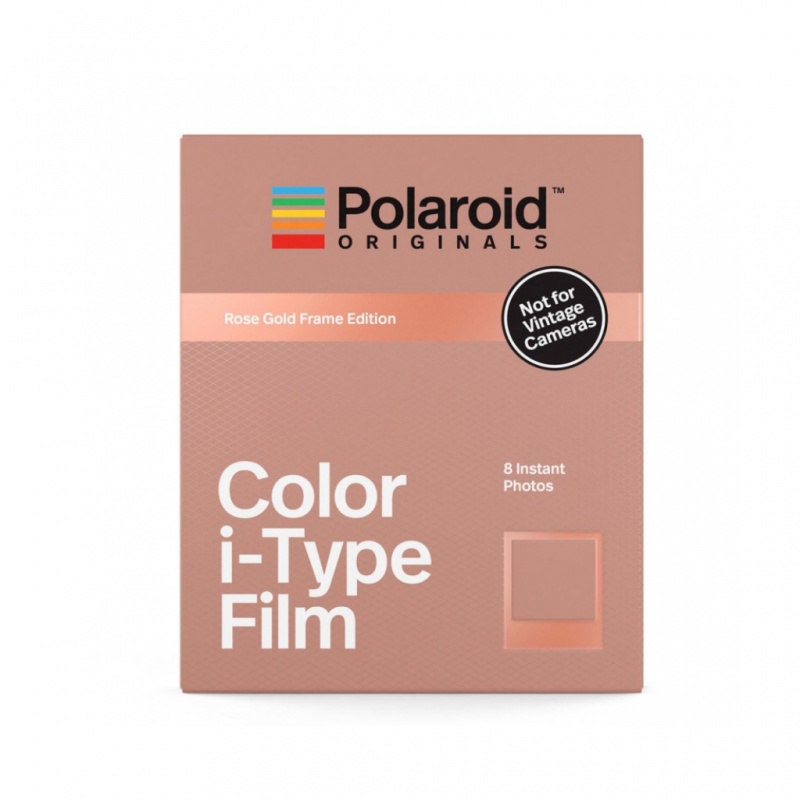 Филм Polaroid Originals Color i-Type Film, Rose Gold Frame Филм Polaroid Originals Color i-Type Film, Rose Gold Frame