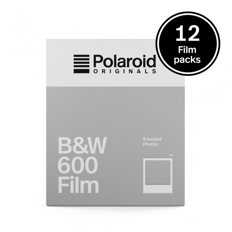 Комплект Филм Polaroid Originals B&W 600 Film (12 бр.) Комплект Филм Polaroid Originals B&W 600 Film (12 бр.)